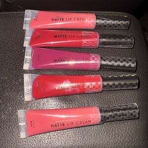 5 Different Matte Lips Creams- Brand new and sealed. Original Price $12.95 each.